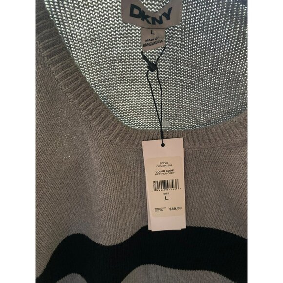 NWT DKNY Men’s Crewneck Sweater Size L Retail $90 - Picture 4 of 7